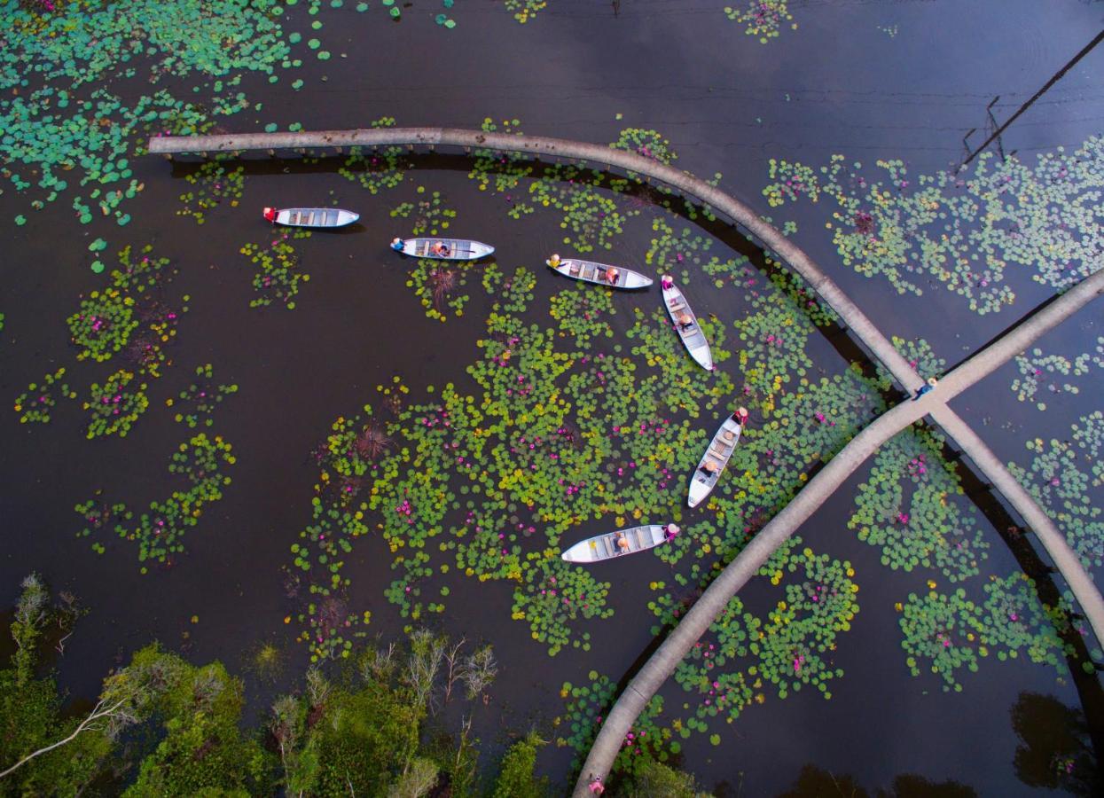 Kdl Lang Noi Tan Lap - Tan Lap Floating Village Moc Hoa ภายนอก รูปภาพ