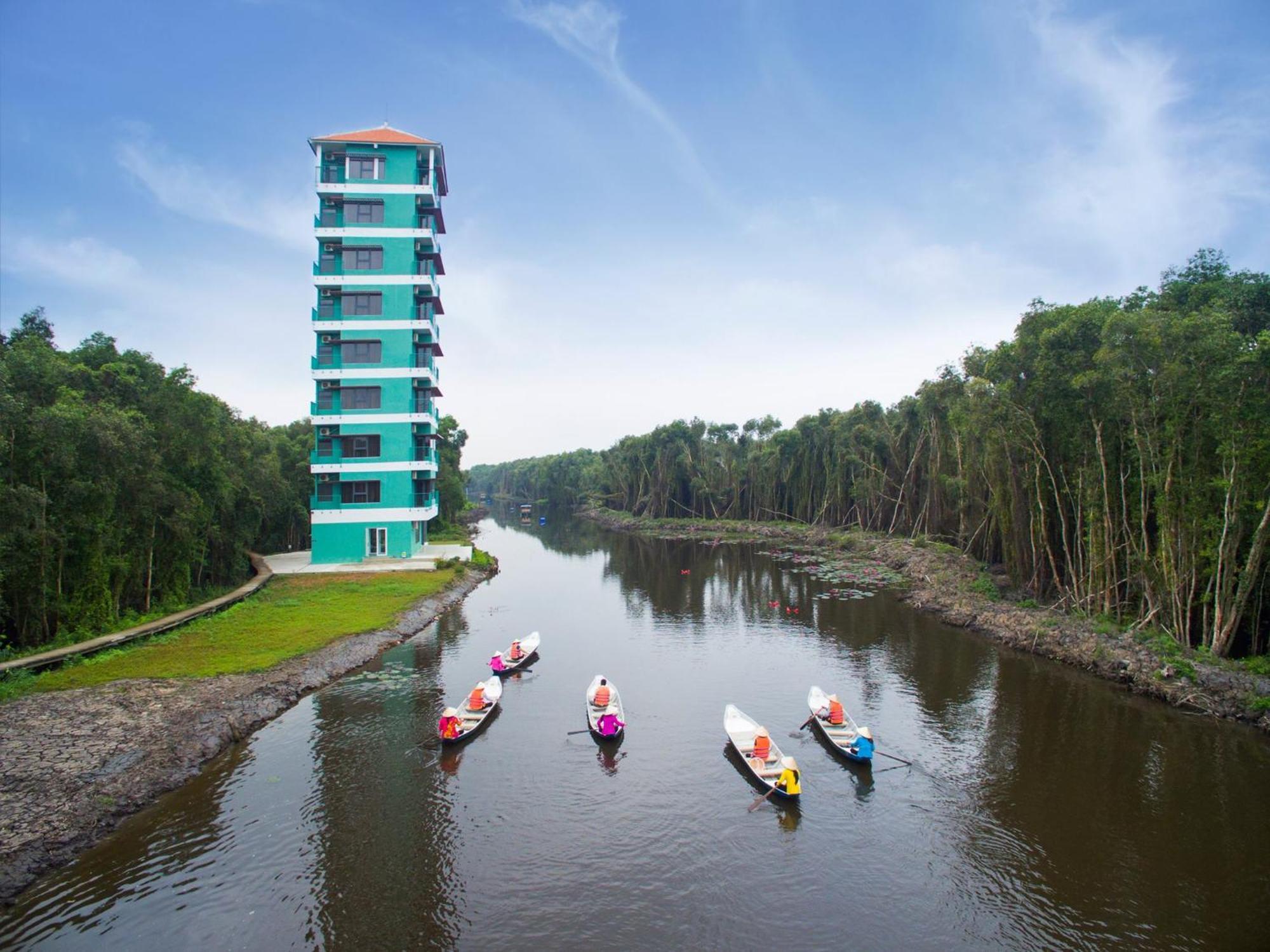 Kdl Lang Noi Tan Lap - Tan Lap Floating Village Moc Hoa ภายนอก รูปภาพ